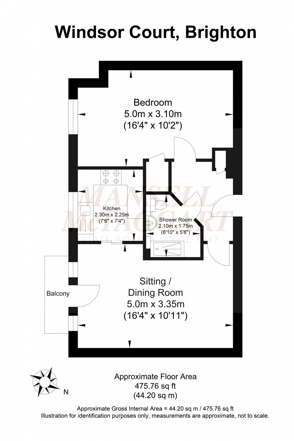 Floorplan for Tongdean Lane, Withdean, BN1