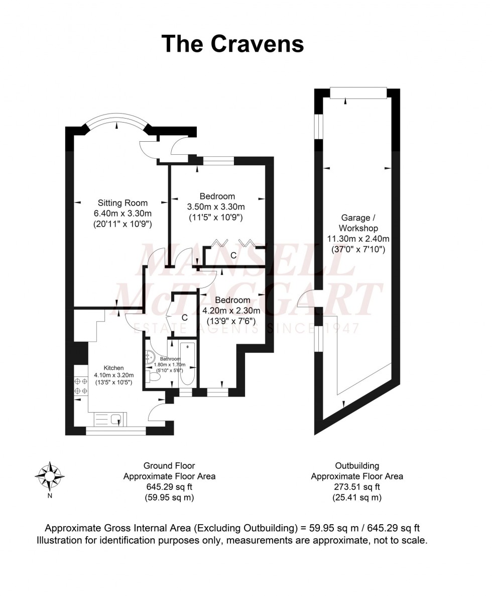 Floorplan for The Cravens, Smallfield, RH6