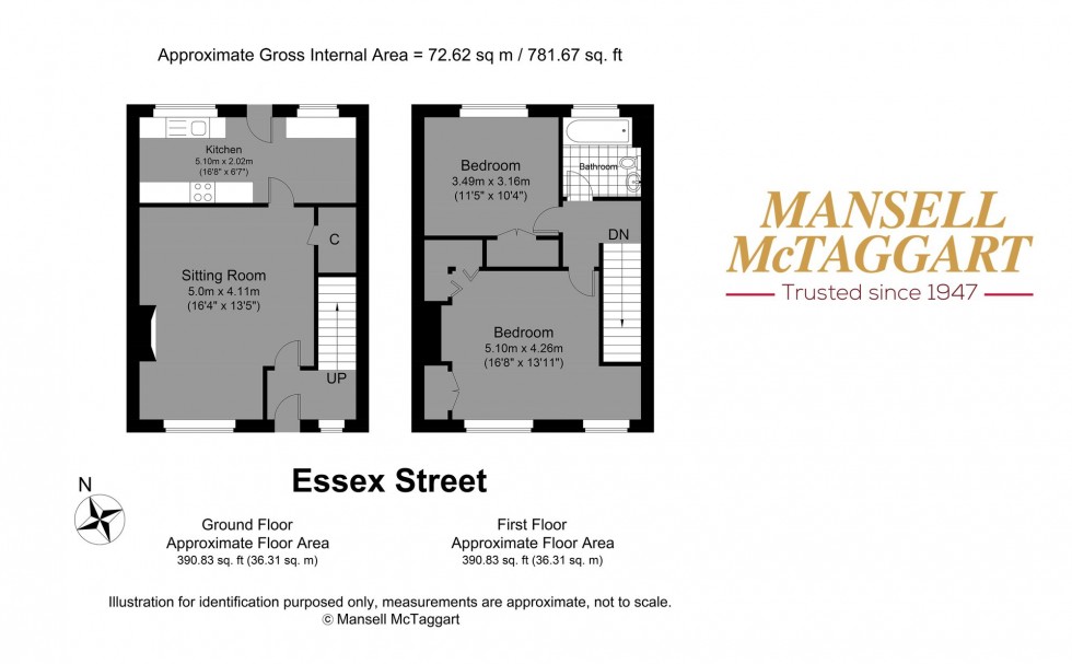 Floorplan for Essex Street, Brighton, BN2