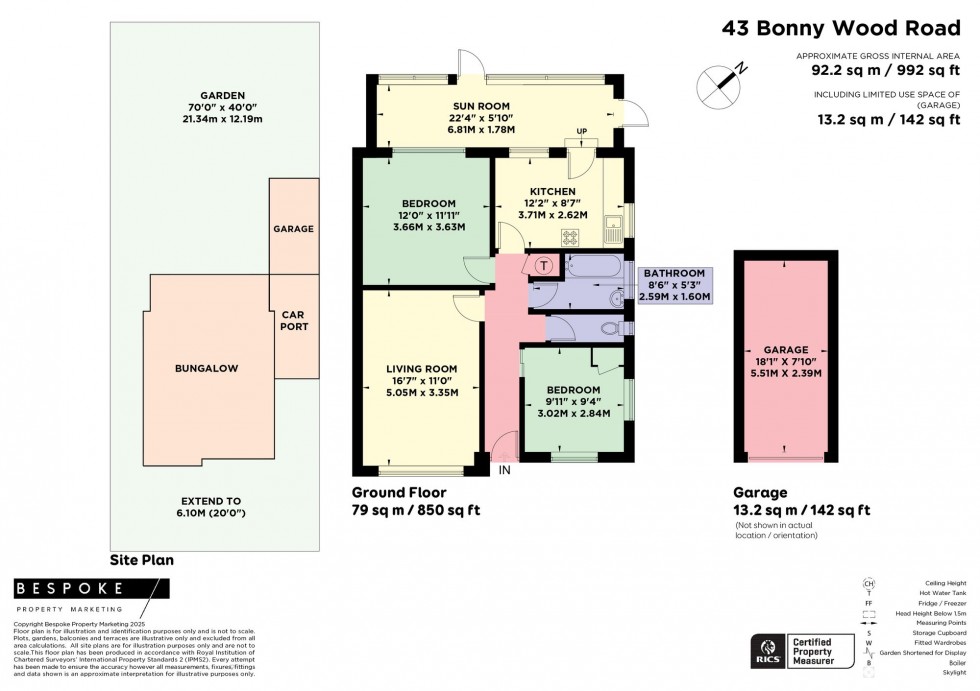 Floorplan for Bonny Wood Road, Hassocks, BN6