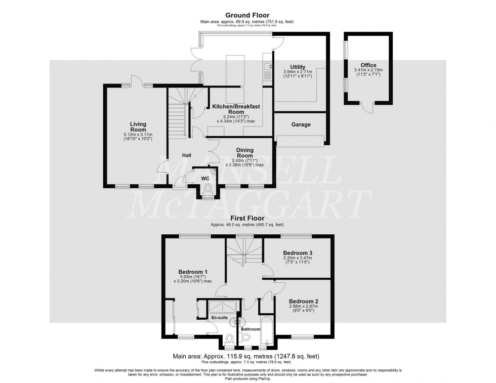 Floorplan for Greatham Road, Maidenbower, RH10