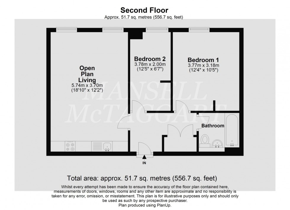 Floorplan for White Lion Close, East Grinstead, RH19