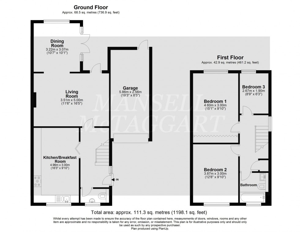 Floorplan for Sedgefield Close, Worth, RH10