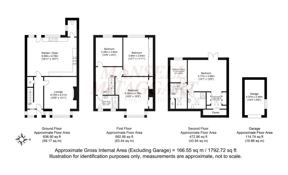 Floorplan for Winfield Avenue, Brighton, BN1