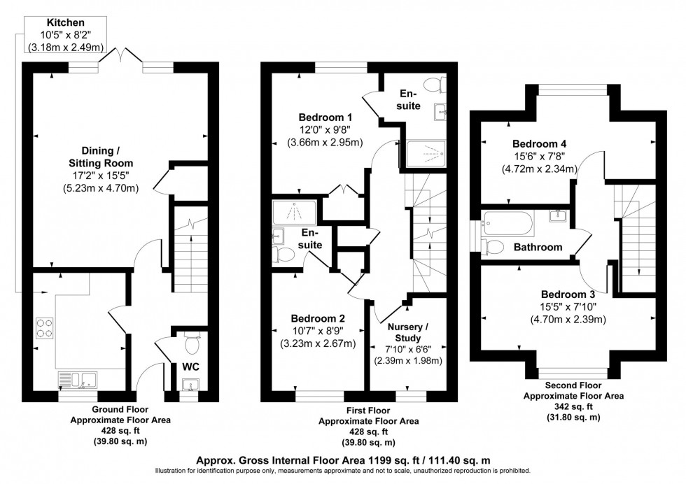 Floorplan for Hawthorn Place, Haywards Heath, RH16