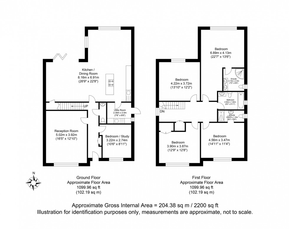 Floorplan for Gillridge Lane, Crowborough, TN6