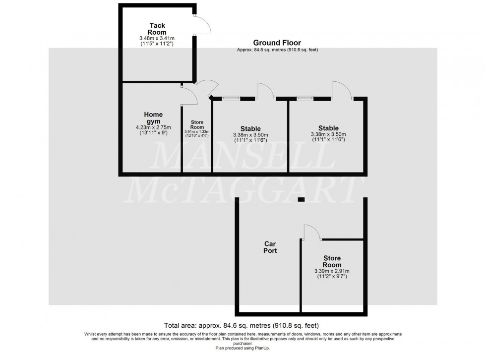 Floorplan for Furnace Lane, Cowden, TN8