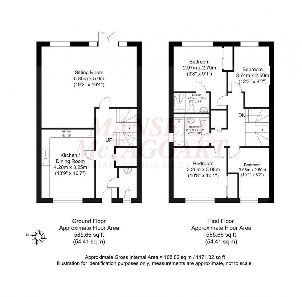 Floorplan for Kipling Close, Crowborough, TN6