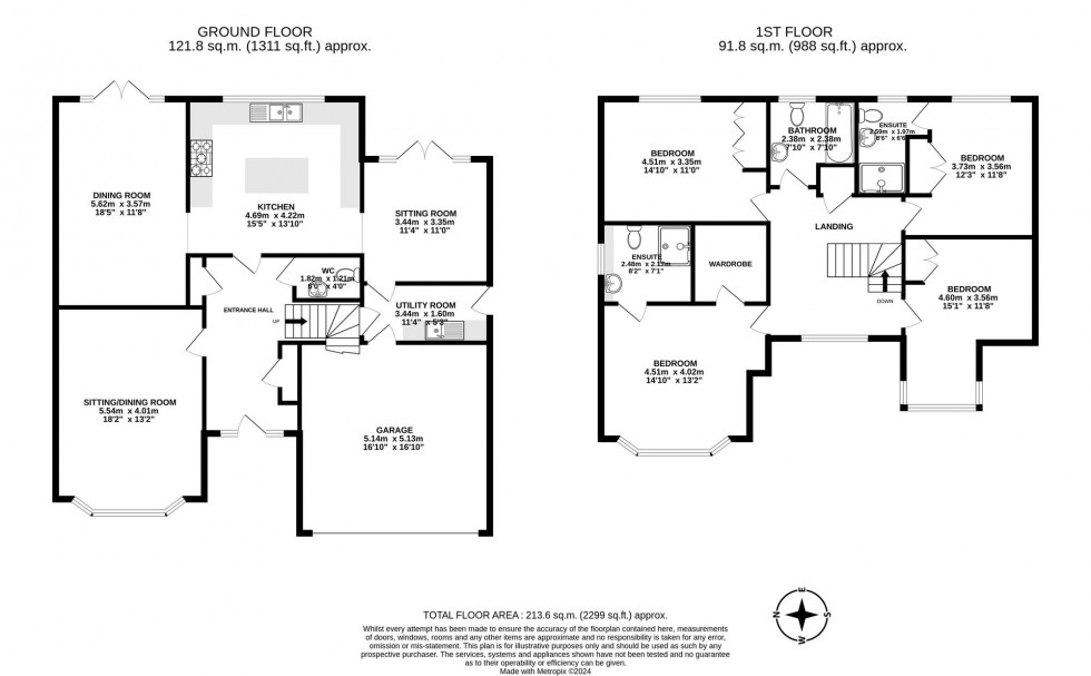 Floorplan for Pondside Close, Crawley Down, RH10